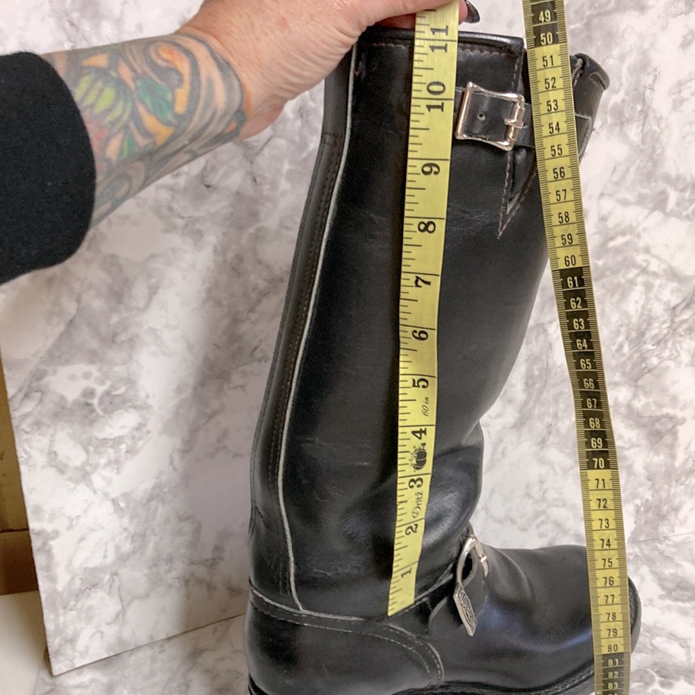 Wesco engineer, motorcycle leather boots “the Boss” size 39 W 8.5 M 7-7.5 - Picture 13 of 14